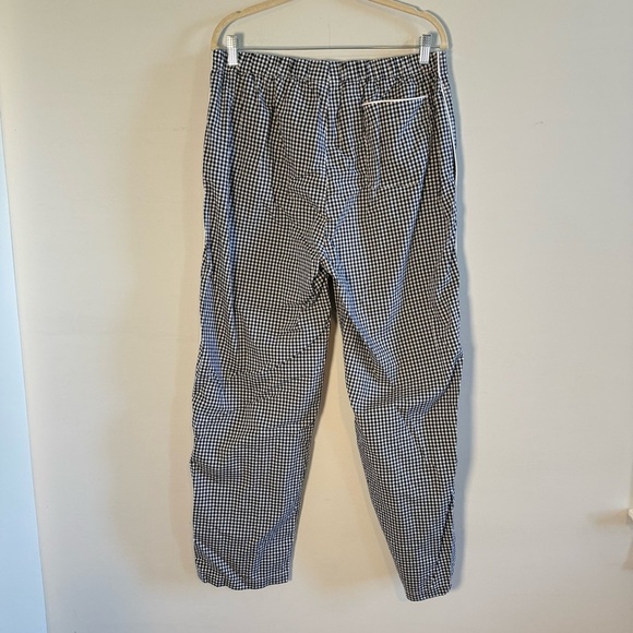Sleepy Jones 100% Cotton Navy and White Gingham Lounge Pants, Size L, Like New! - Picture 6 of 8